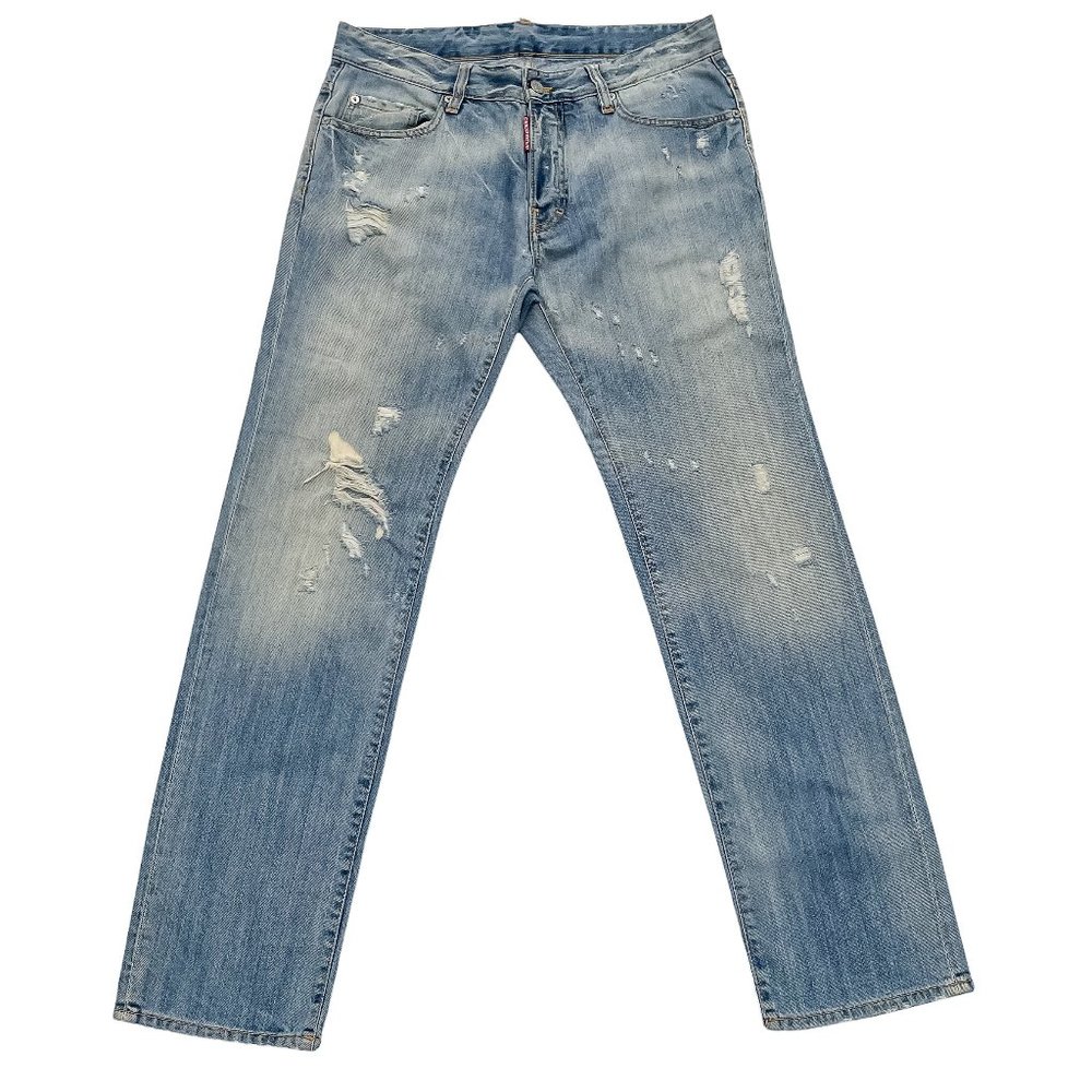 Dsquared2 Distressed Faded Jeans - 48